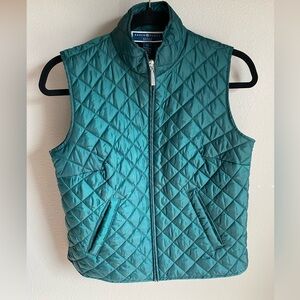Karen Scott Green Quilted Vest